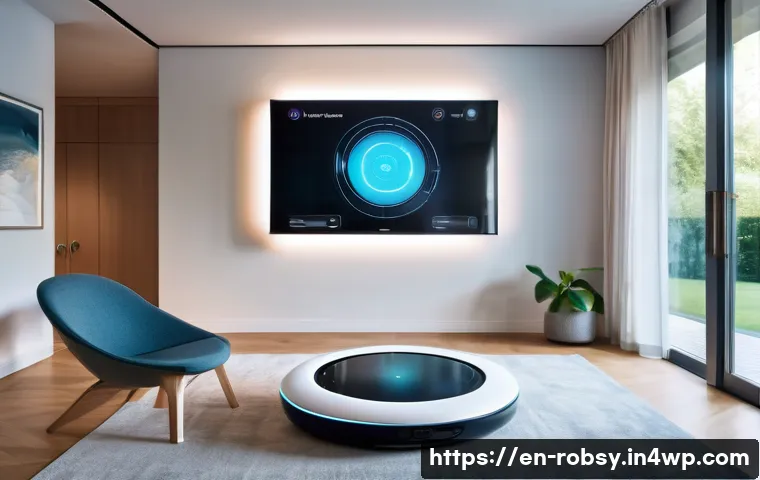 가정에서의 로봇 활용을 위한 아이디어 모음 - **Prompt:** "A futuristic, sleek domestic robot, resembling a minimalist and elegant design with sof...